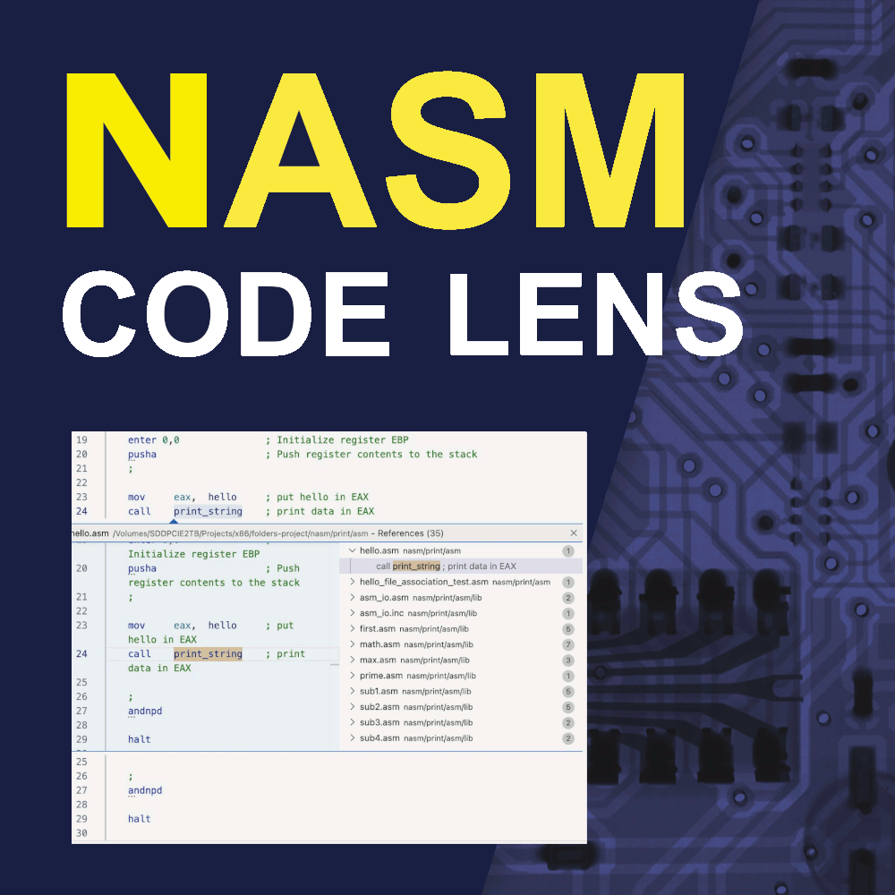 NASM Code Lens