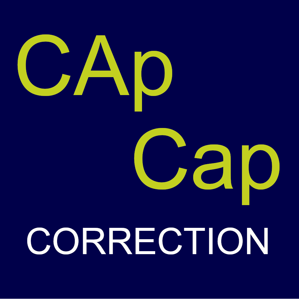 CApitalization Correction