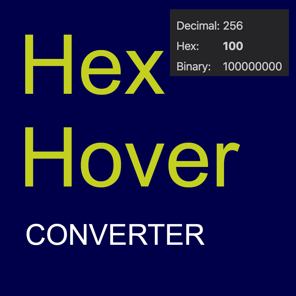 Hex Hover Converter